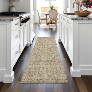 Piper Looms Chantille Stripes ACN2152 Brown Machine Washable Area Rug Runner Lifestyle Image Feature