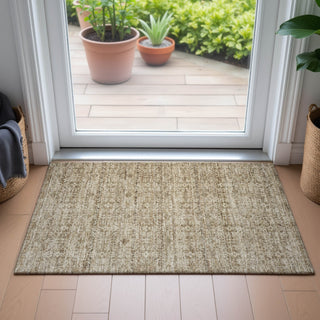 Piper Looms Chantille Stripes ACN2152 Brown Machine Washable Area Rug Scatter Lifestyle Image Feature