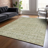Piper Looms Chantille Stripes ACN2152 Sage Machine Washable Area Rug Lifestyle Image Feature