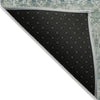 Piper Looms Chantille Stripes ACN2152 Teal Machine Washable Area Rug Backing Image