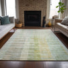 Piper Looms Chantille Stripes ACN2153 Linen Machine Washable Area Rug Lifestyle Image Feature