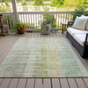 Piper Looms Chantille Stripes ACN2153 Linen Machine Washable Area Rug Outdoor Lifestyle Image Feature