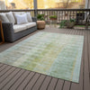 Piper Looms Chantille Stripes ACN2153 Linen Machine Washable Area Rug Outdoor Lifestyle Image Feature