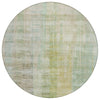 Piper Looms Chantille Stripes ACN2153 Linen Machine Washable Area Rug Round Main Image