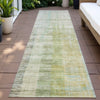 Piper Looms Chantille Stripes ACN2153 Linen Machine Washable Area Rug Runner Outdoor Lifestyle Image Feature