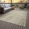 Piper Looms Chantille Stripes ACN2154 Brown Machine Washable Area Rug Outdoor Lifestyle Image Feature
