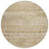 Piper Looms Chantille Stripes ACN2154 Brown Machine Washable Area Rug Round Main Image