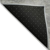 Piper Looms Chantille Stripes ACN2154 Granite Machine Washable Area Rug Backing Image