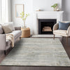 Piper Looms Chantille Stripes ACN2154 Granite Machine Washable Area Rug Lifestyle Image Feature