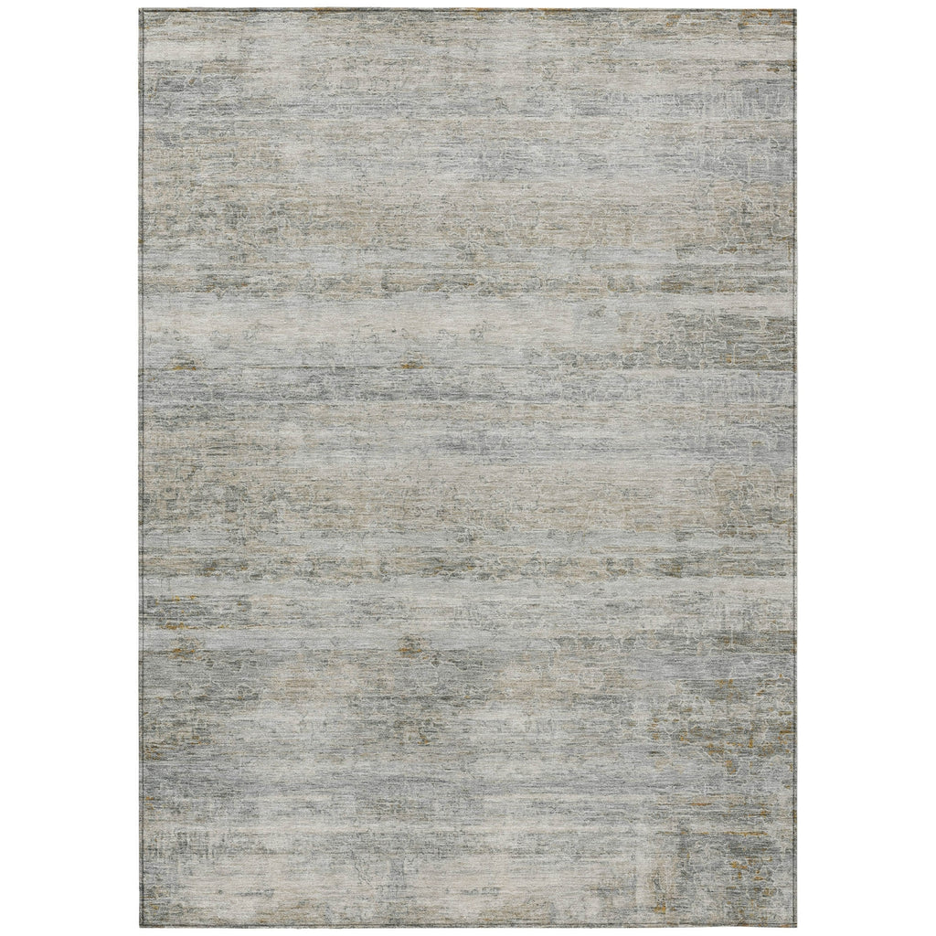 Piper Looms Chantille Stripes ACN2154 Granite Machine Washable Area Rug main image