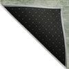 Piper Looms Chantille Stripes ACN2154 Green Machine Washable Area Rug Backing Image