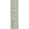 Piper Looms Chantille Stripes ACN2154 Green Machine Washable Area Rug Runner Main Image