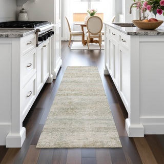 Piper Looms Chantille Stripes ACN2154 Putty Machine Washable Area Rug Runner Lifestyle Image Feature