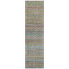 Piper Looms Chantille Stripes ACN2155 Aqua Machine Washable Area Rug Runner Main Image