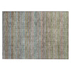 Piper Looms Chantille Stripes ACN2155 Aqua Machine Washable Area Rug Scatter Main Image