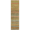 Piper Looms Chantille Stripes ACN2155 Coral Machine Washable Area Rug Runner Main Image
