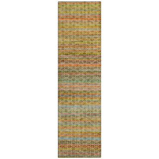 Piper Looms Chantille Stripes ACN2155 Coral Machine Washable Area Rug Runner Main Image