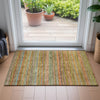 Piper Looms Chantille Stripes ACN2155 Coral Machine Washable Area Rug Scatter Lifestyle Image Feature