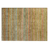 Piper Looms Chantille Stripes ACN2155 Coral Machine Washable Area Rug Scatter Main Image