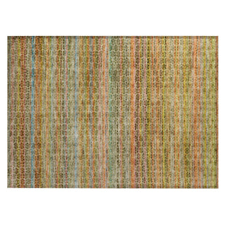 Piper Looms Chantille Stripes ACN2155 Coral Machine Washable Area Rug Scatter Main Image