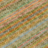 Piper Looms Chantille Stripes ACN2155 Coral Machine Washable Area Rug Swatch Image