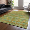 Piper Looms Chantille Stripes ACN2155 Green Machine Washable Area Rug Lifestyle Image Feature