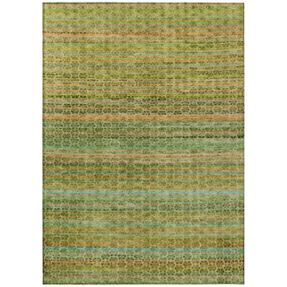Piper Looms Chantille Stripes ACN2155 Green Machine Washable Area Rug main image