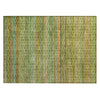 Piper Looms Chantille Stripes ACN2155 Green Machine Washable Area Rug Scatter Main Image