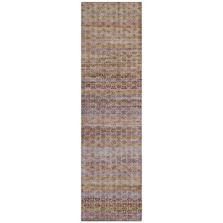Piper Looms Chantille Stripes ACN2155 Khaki Machine Washable Area Rug Runner Main Image