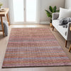 Piper Looms Chantille Stripes ACN2155 Pink Machine Washable Area Rug Lifestyle Image Feature