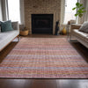 Piper Looms Chantille Stripes ACN2155 Pink Machine Washable Area Rug Lifestyle Image Feature