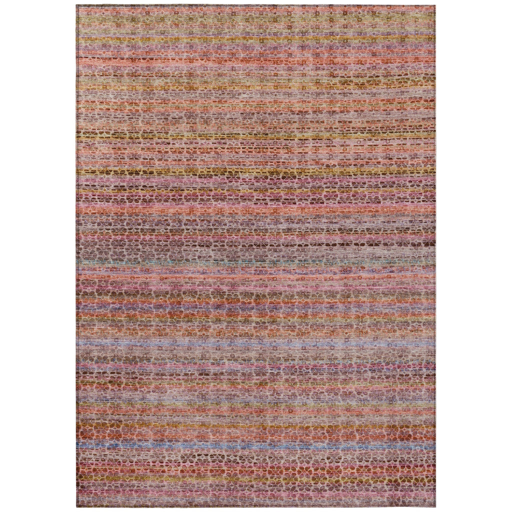 Piper Looms Chantille Stripes ACN2155 Pink Machine Washable Area Rug main image