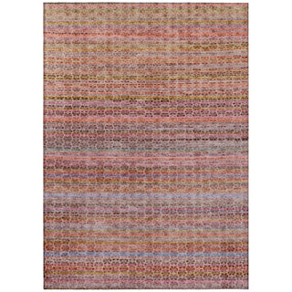 Piper Looms Chantille Stripes ACN2155 Pink Machine Washable Area Rug main image