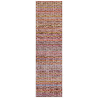 Piper Looms Chantille Stripes ACN2155 Pink Machine Washable Area Rug Runner Main Image
