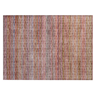 Piper Looms Chantille Stripes ACN2155 Pink Machine Washable Area Rug Scatter Main Image