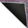 Piper Looms Chantille Stripes ACN2155 Purple Machine Washable Area Rug Backing Image