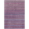 Piper Looms Chantille Stripes ACN2155 Purple Machine Washable Area Rug main image