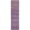Piper Looms Chantille Stripes ACN2155 Purple Machine Washable Area Rug Runner Main Image