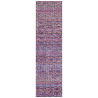 Piper Looms Chantille Stripes ACN2155 Purple Machine Washable Area Rug Runner Main Image