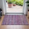 Piper Looms Chantille Stripes ACN2155 Purple Machine Washable Area Rug Scatter Lifestyle Image Feature
