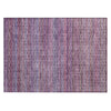 Piper Looms Chantille Stripes ACN2155 Purple Machine Washable Area Rug Scatter Main Image