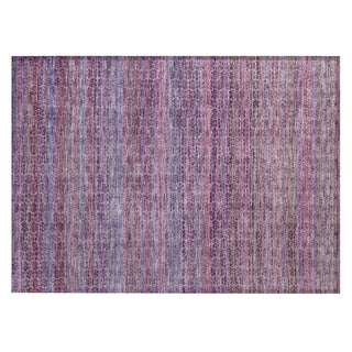 Piper Looms Chantille Stripes ACN2155 Purple Machine Washable Area Rug Scatter Main Image