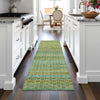 Piper Looms Chantille Stripes ACN2155 Teal Machine Washable Area Rug Runner Lifestyle Image Feature