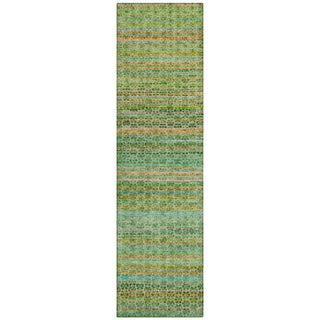 Piper Looms Chantille Stripes ACN2155 Teal Machine Washable Area Rug Runner Main Image