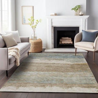 Piper Looms Chantille Modern ACN2156 Beige Machine Washable Area Rug Lifestyle Image Feature