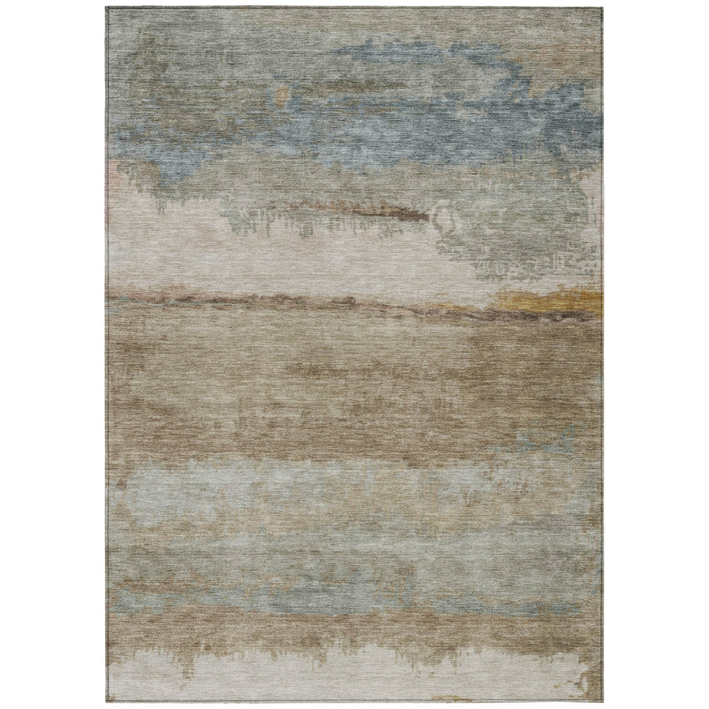 Piper Looms Chantille Modern ACN2156 Beige Machine Washable Area Rug main image