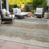 Piper Looms Chantille Modern ACN2156 Beige Machine Washable Area Rug Outdoor Lifestyle Image Feature