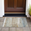 Piper Looms Chantille Modern ACN2156 Beige Machine Washable Area Rug Scatter Outdoor Lifestyle Image Feature