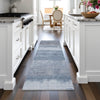 Piper Looms Chantille Modern ACN2156 Blue Machine Washable Area Rug Runner Lifestyle Image Feature