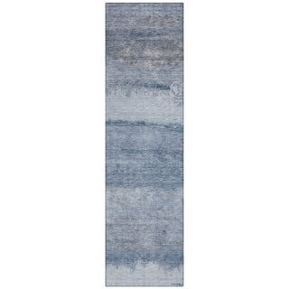 Piper Looms Chantille Modern ACN2156 Blue Machine Washable Area Rug Runner Main Image